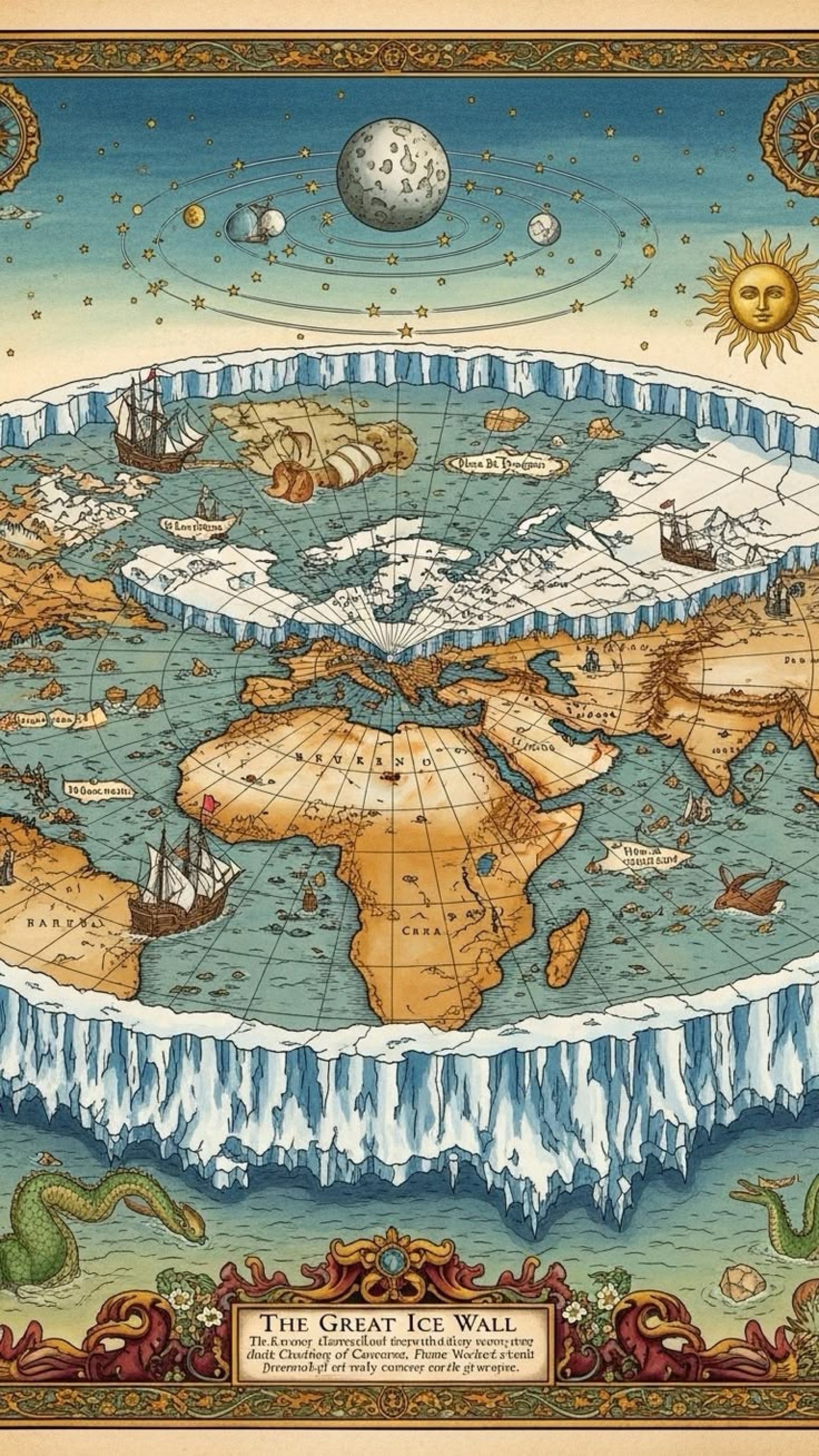 The Great Ice Wall — mapa