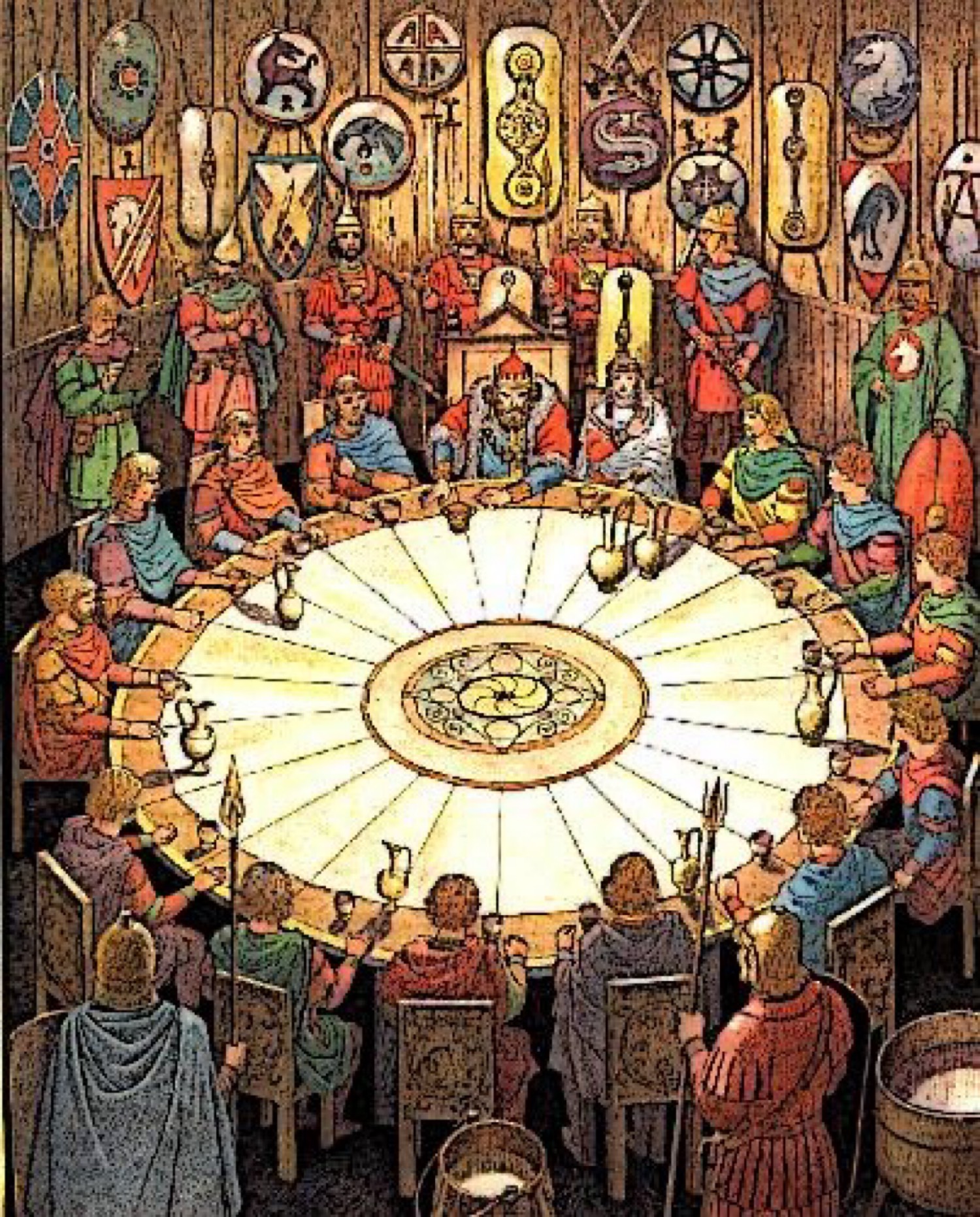 Mesa redonda de caballeros
