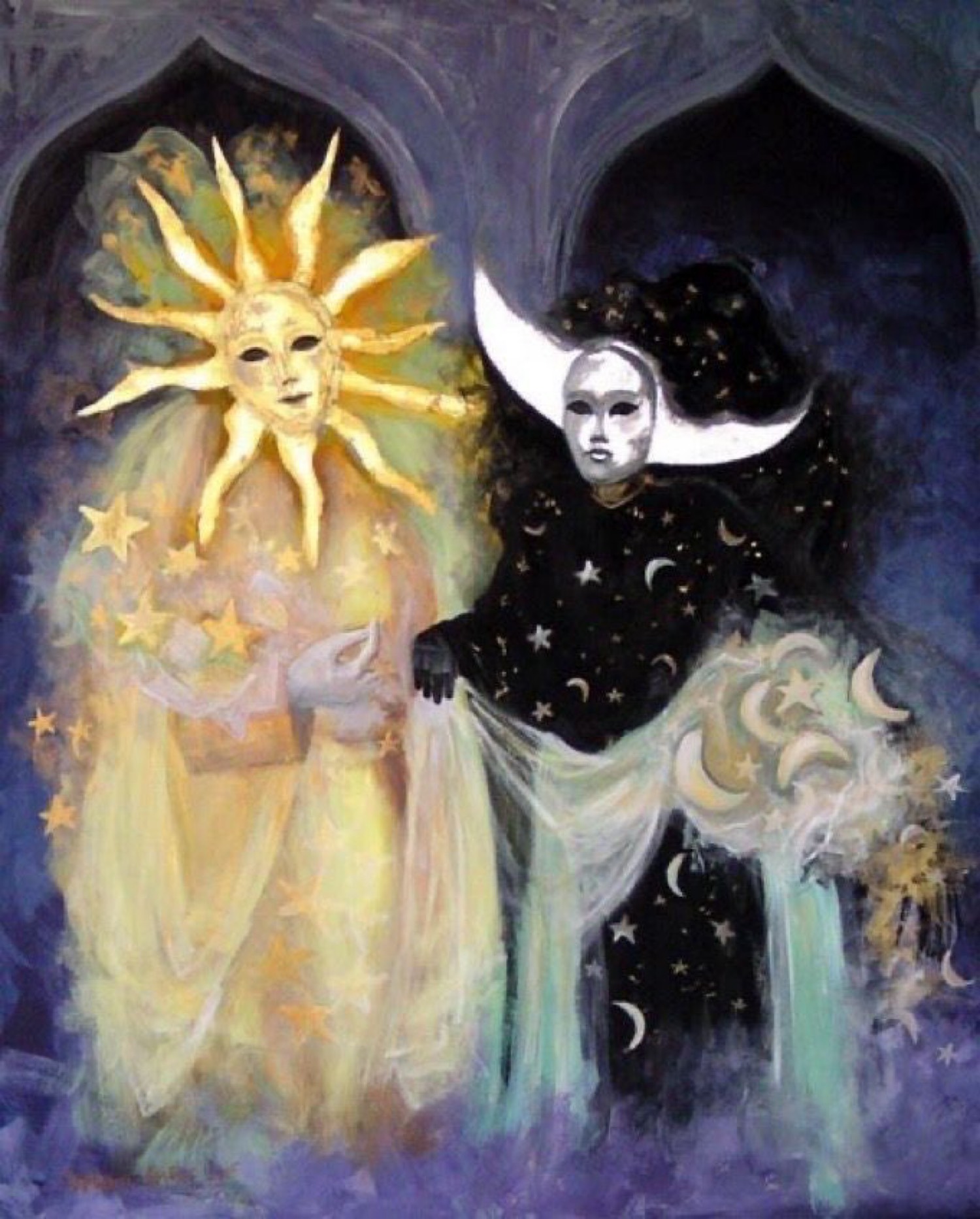Máscaras del Sol y de la Luna