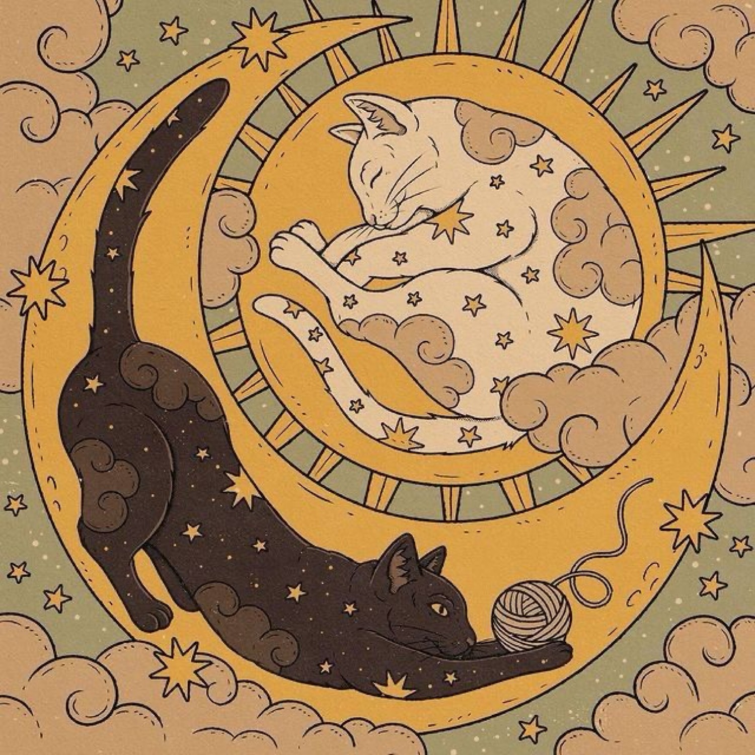 Gatos del sol y de la luna