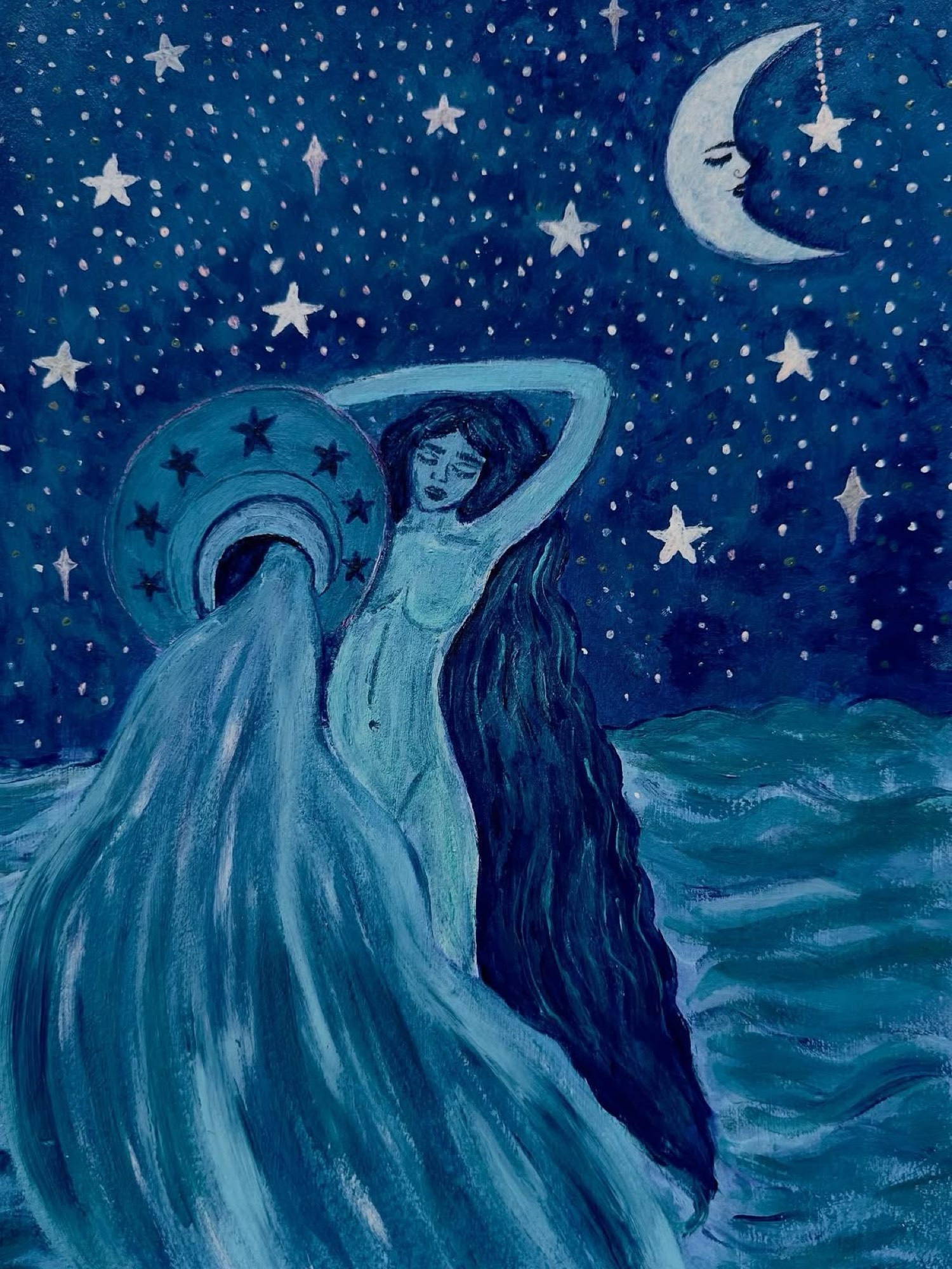 Figura lunar azul