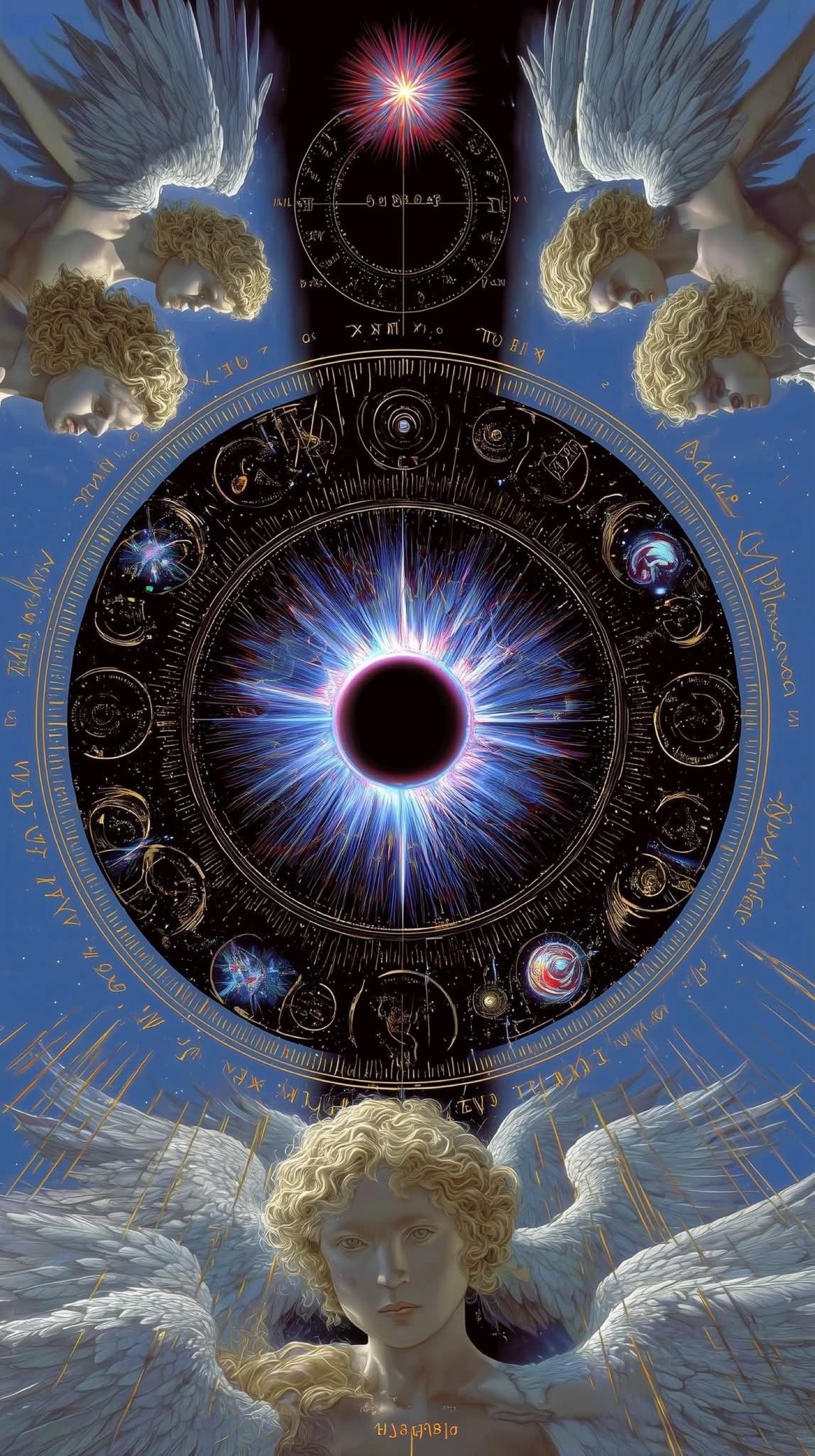 Ángel y el portal negro