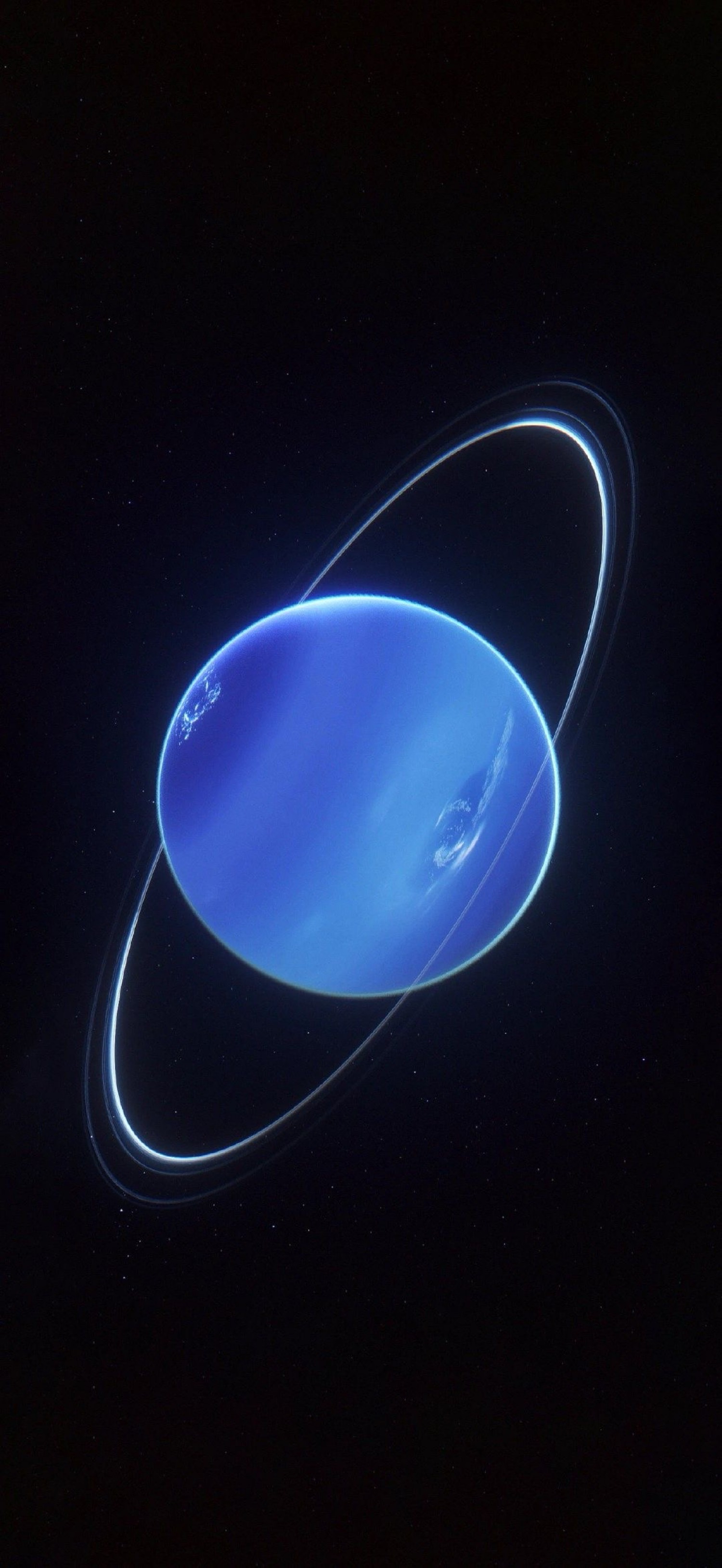 Gigante azul con anillos