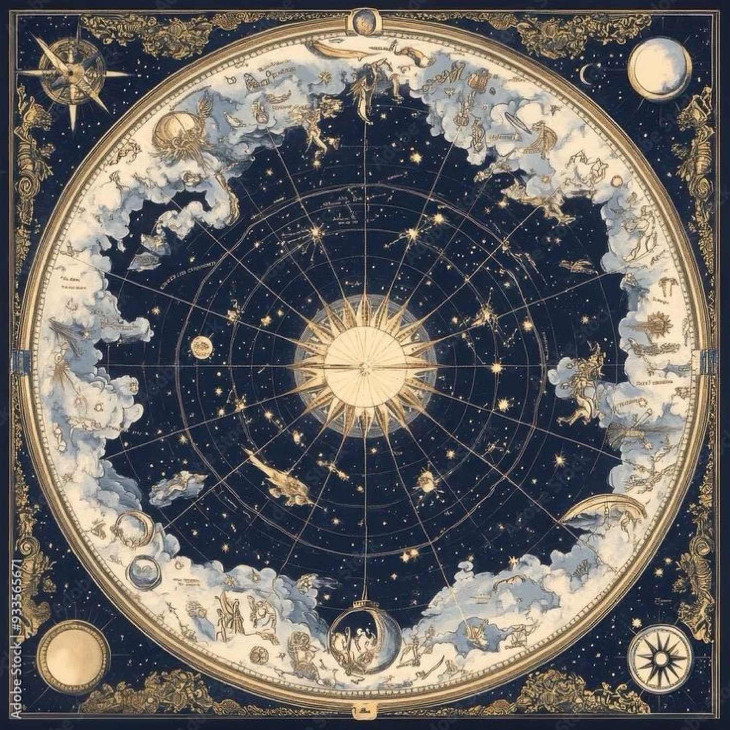 Carta estelar circular
